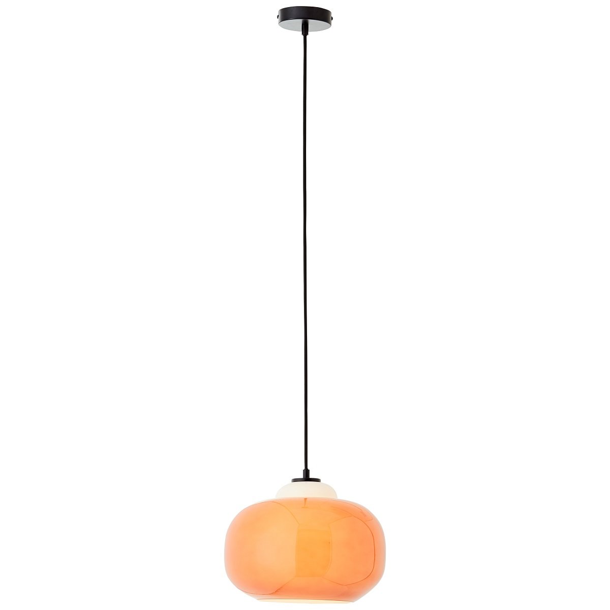 Brilliant AG Leuchten 99860-07 Blop Pendelleuchte 30cm Glas orange -->  Leuchten & Lampen online kaufen im Shop lightkont