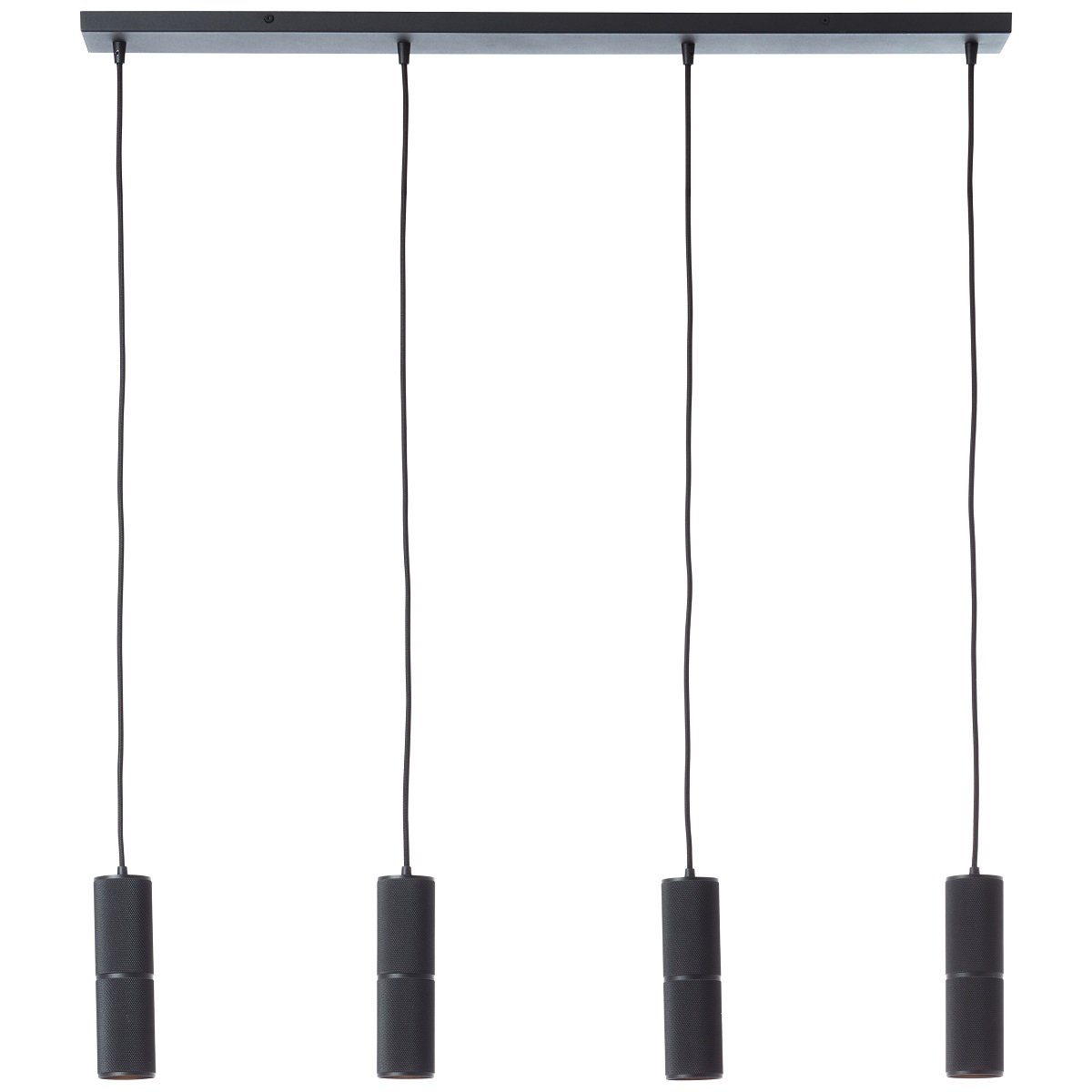 Brilliant AG Leuchten  G80052-76 Marty LED Pendelleuchte 4-flammig sand schwarz