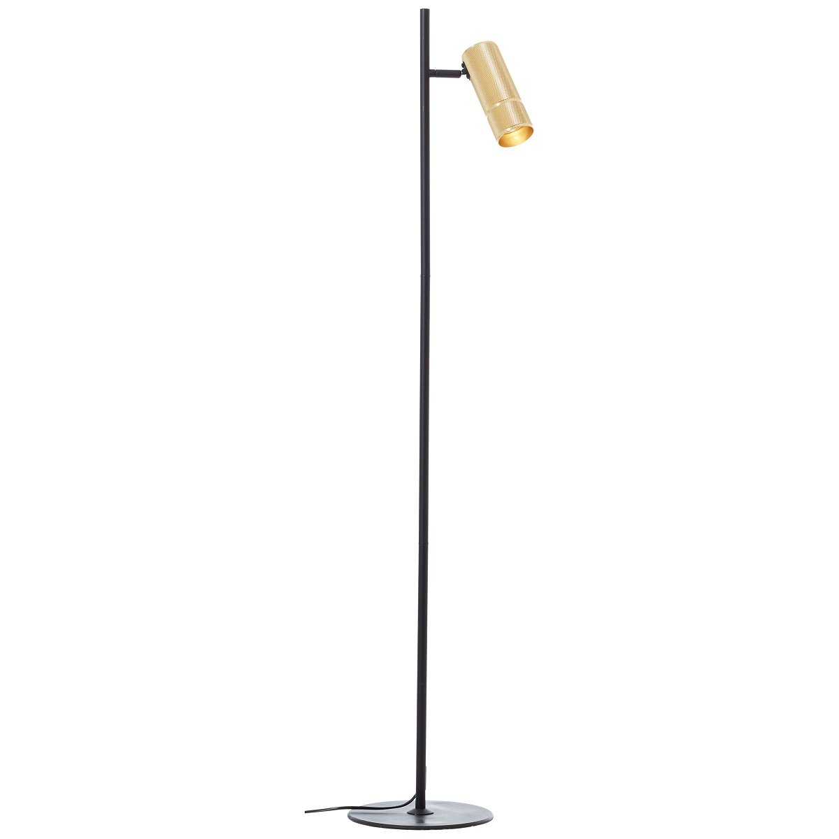 Brilliant AG Leuchten G80054-86 Marty LED Stehleuchte sand schwarz matt gold