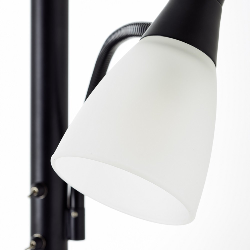 Leuchten online Leuchten G93004-06 Lucy --> Deckenfluter Lampen kaufen mit 180cm im & AG Brilliant schwarz Shop Lesearm