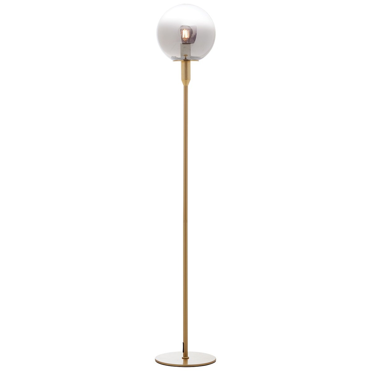 Brilliant Leuchten 93165-16 Stehleuchte Gould gold rauchglas E27 -->  Leuchten & Lampen online kaufen im Shop