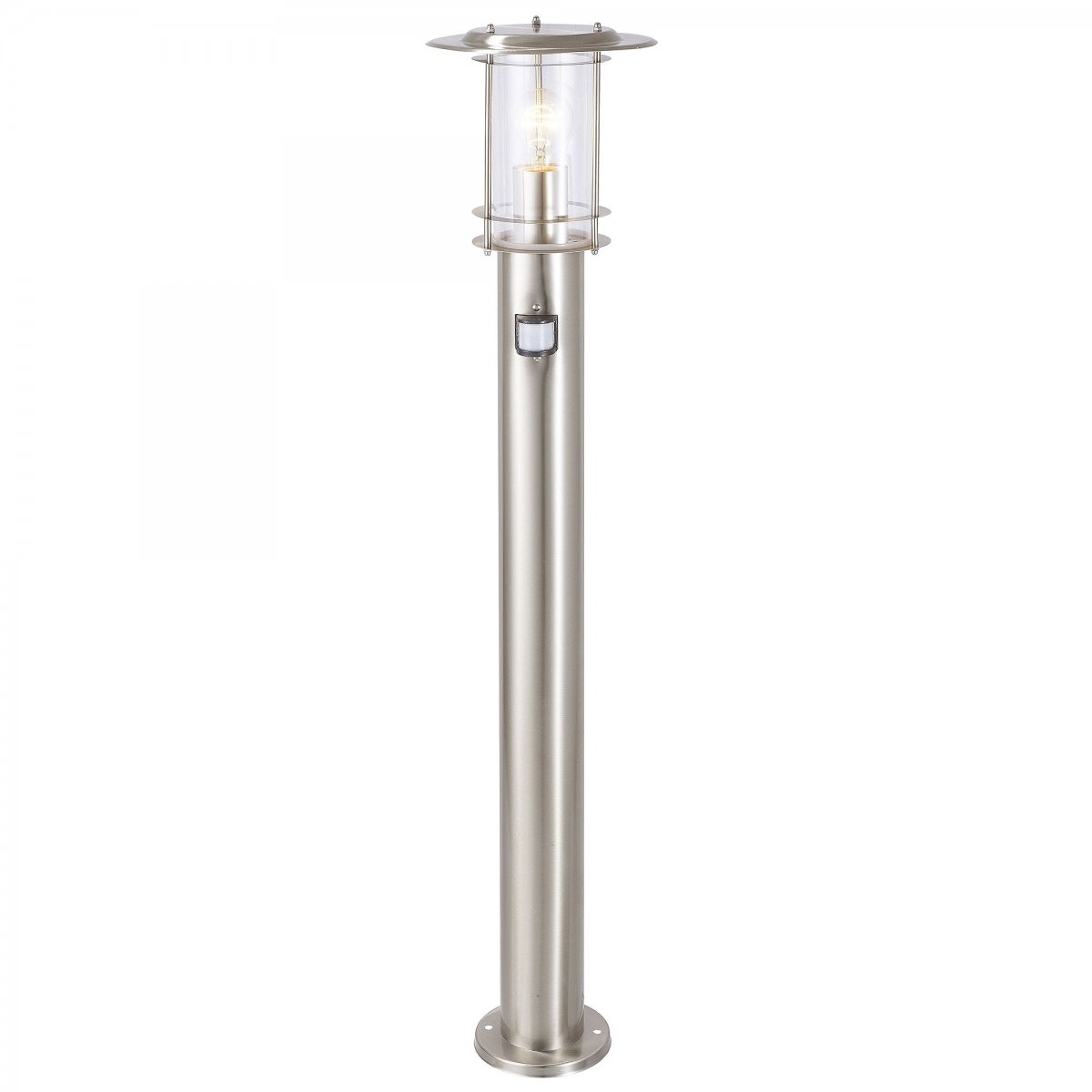 Brilliant Leuchten No. 44799-82 Aussenstandleuchte York Sensor E27 IP44 edelstahl
