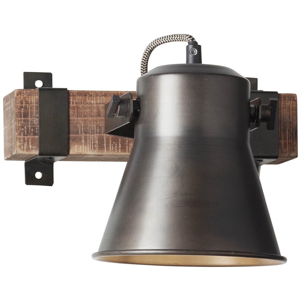 Brilliant Leuchten No. 85810-46 Wandspot Decca 1-flammig E27 schwarz stahl