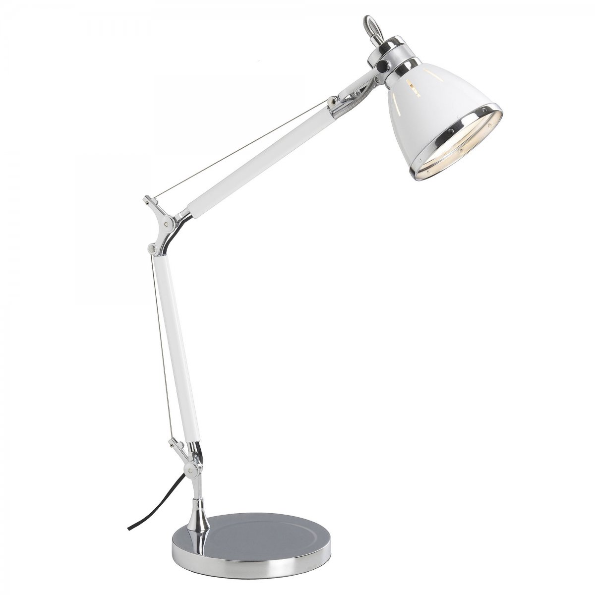 Brilliant Leuchten No. 92708-75 Tischleuchte Octavia E27 chrom wei�
