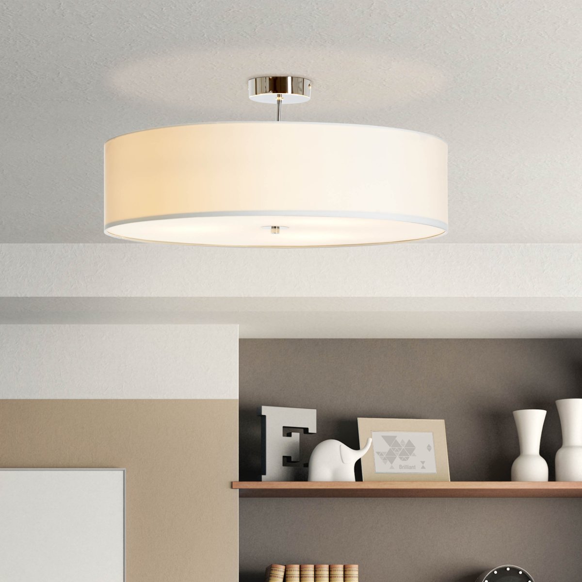Brilliant Leuchten No. 93522-05 Deckenleuchte Andria 3-flammig wei� chrom