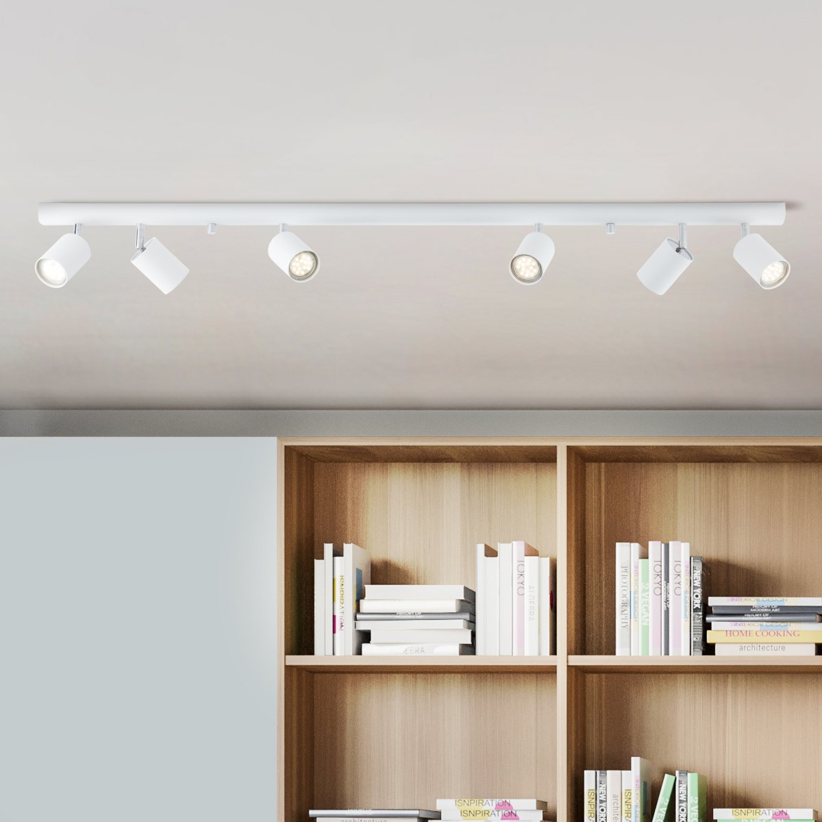 Brilliant Leuchten No. 94416-05 Different Spotbalken 6flg wei� GU10