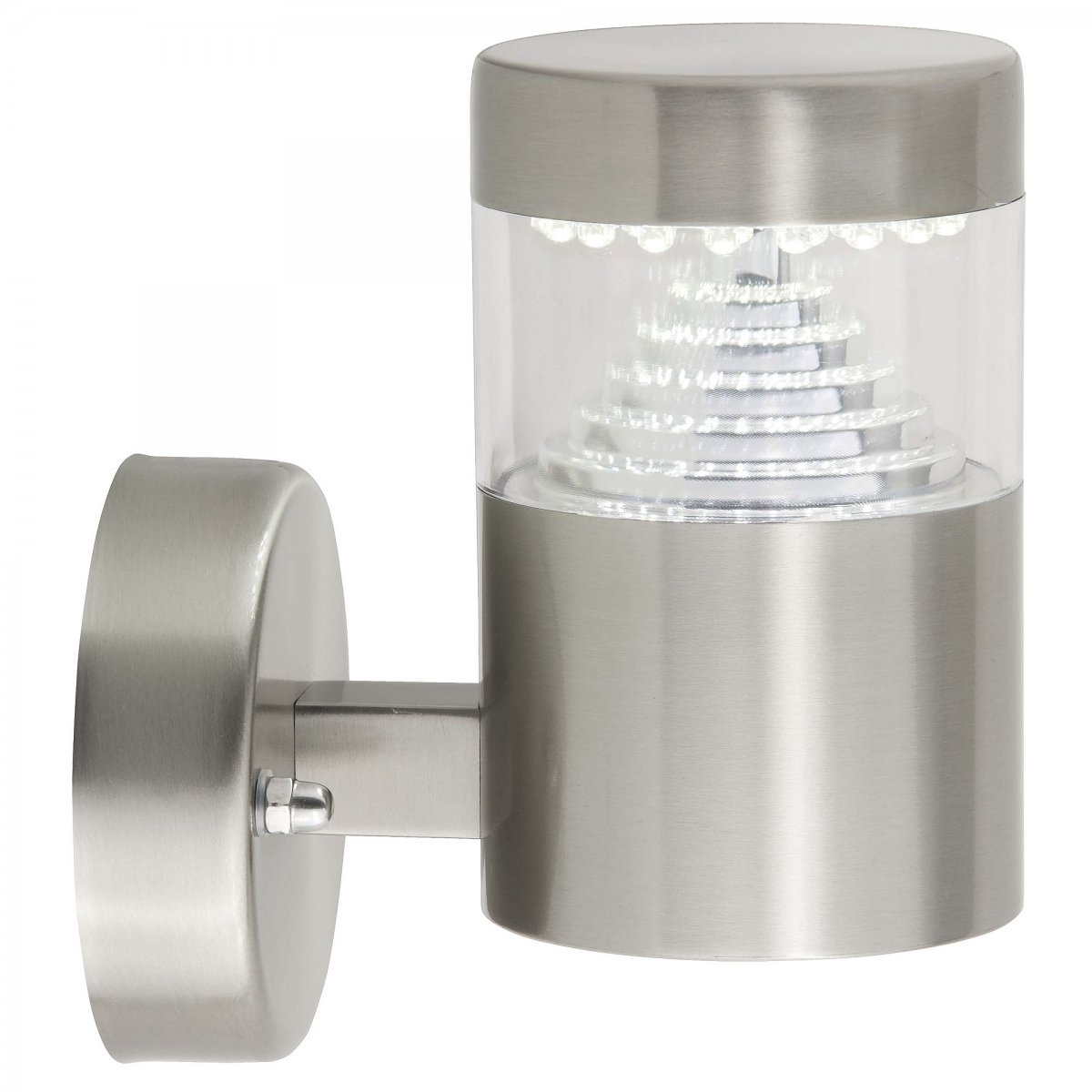 Brilliant Leuchten No. G43481-82 LED Au�enwandleuchte Avon stehend IP44 edelstahl