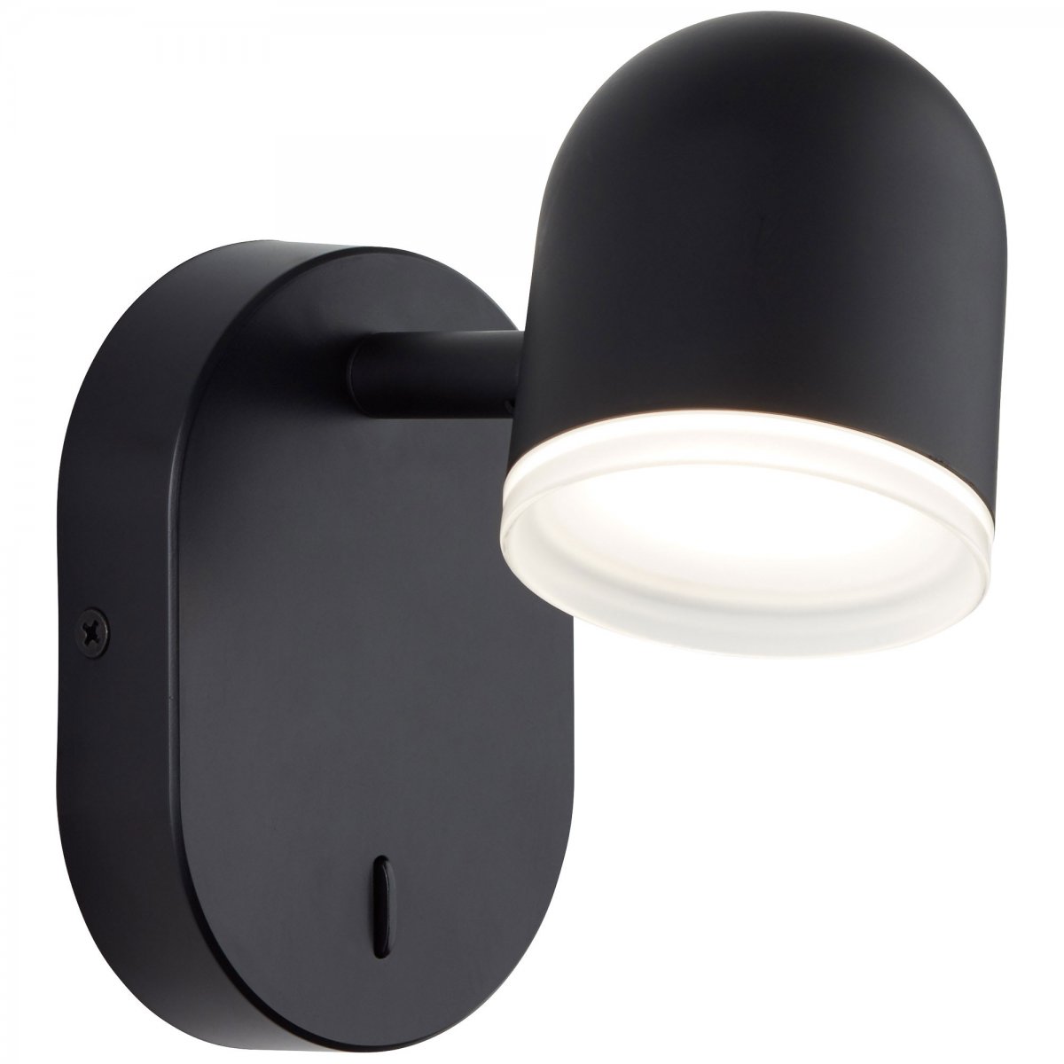 Brilliant Leuchten No. G82411-06 LED Wandspot Gretchen mit Schalter schwarz  matt --> Leuchten & Lampen online kaufen im