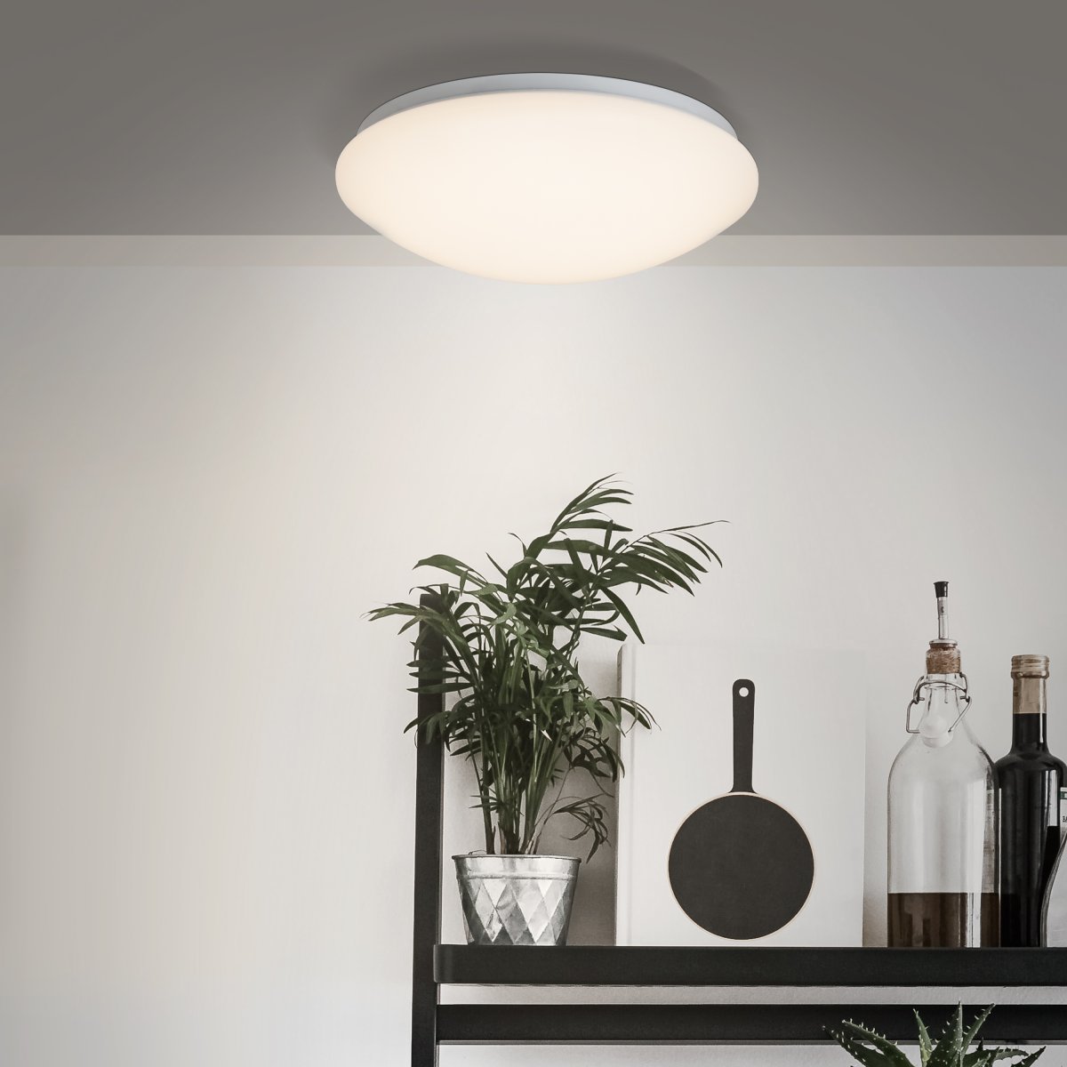 Brilliant Leuchten No. G94306-05 LED Wand- und Deckenleuchte Fakir mit Sensor wei�