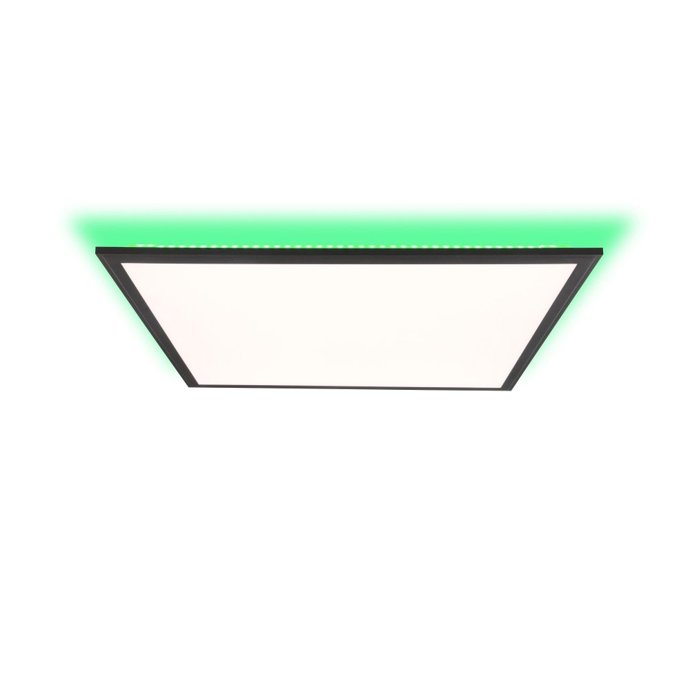 No. schwarz kaufen 60x60cm Allie --> Brilliant Leuchten & RGBW im Leuchten online G96947-76 Deckenaufbau-Paneel Lampen