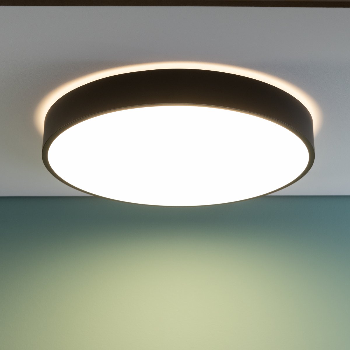 Brilliant Leuchten No. G97014-76 LED Deckenleuchte Slimline � 49cm wei� schwarz