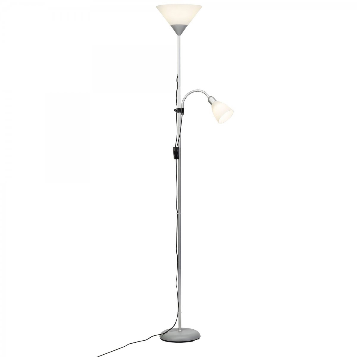 online mit Deckenfluter kaufen --> im Lampen & Lesearm weiß Brilliant G98811-05 silber No. Leuchten LED Leuchten Spari