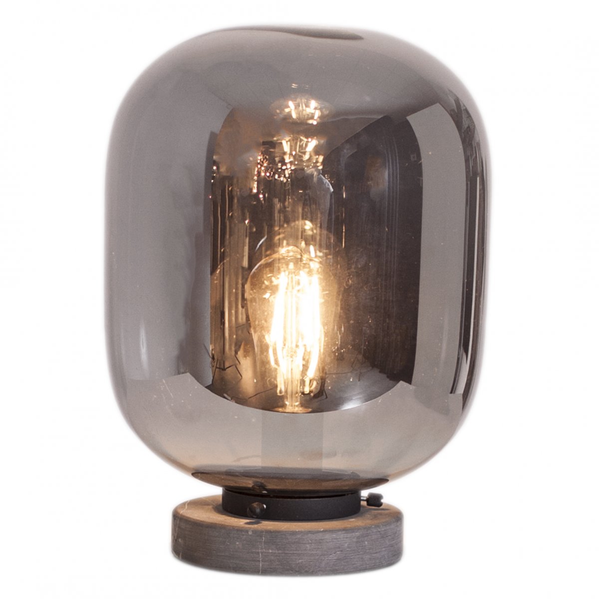 By Rydéns 4002070-4505 Tischleuchte Leola H 31 cm marmor rauchgrau -->  Leuchten & Lampen online kaufen » Beleuchtung