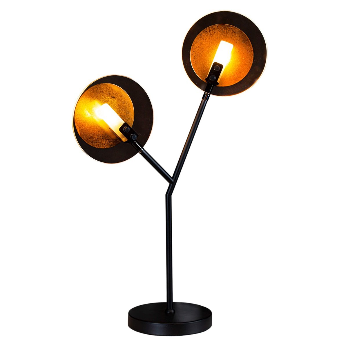 By Ryd�ns 4002610-4002 Tischleuchte Turno schwarz Metall Glas 59cm
