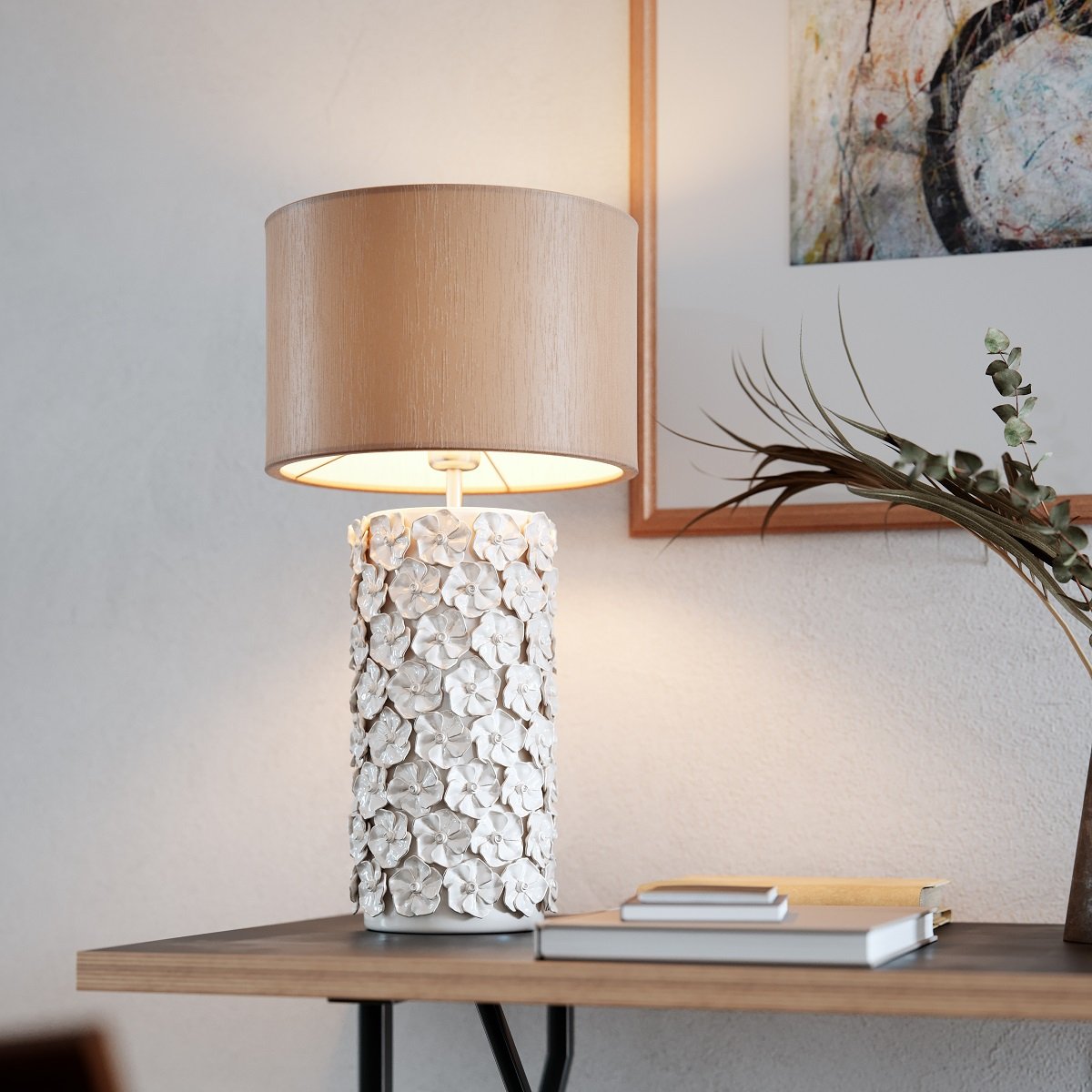 By Ryd�ns 4002710-5504 Fiore Tischleuchte beige
