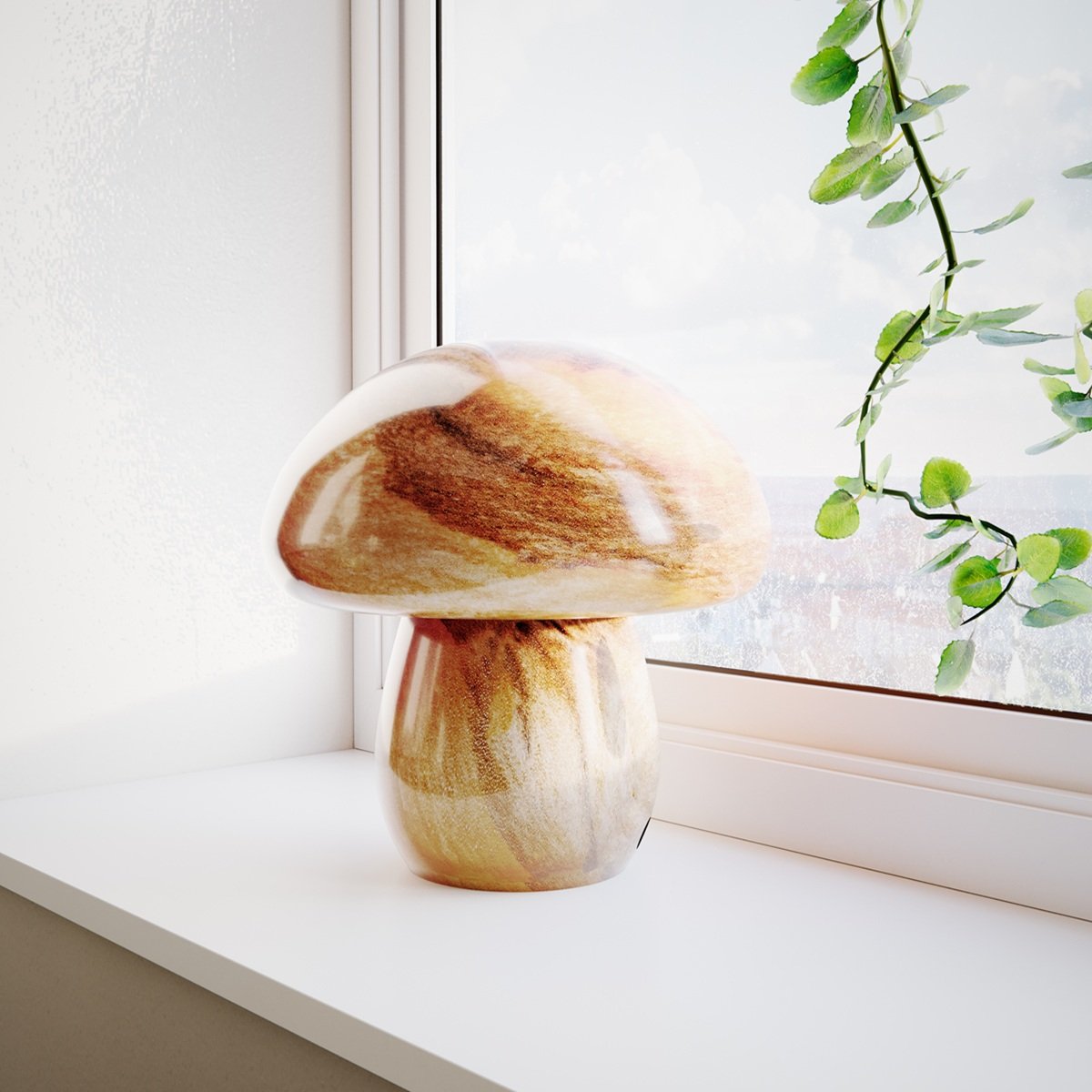 By Ryd�ns 4024540-5507 Mushroom Tischleuchte natur
