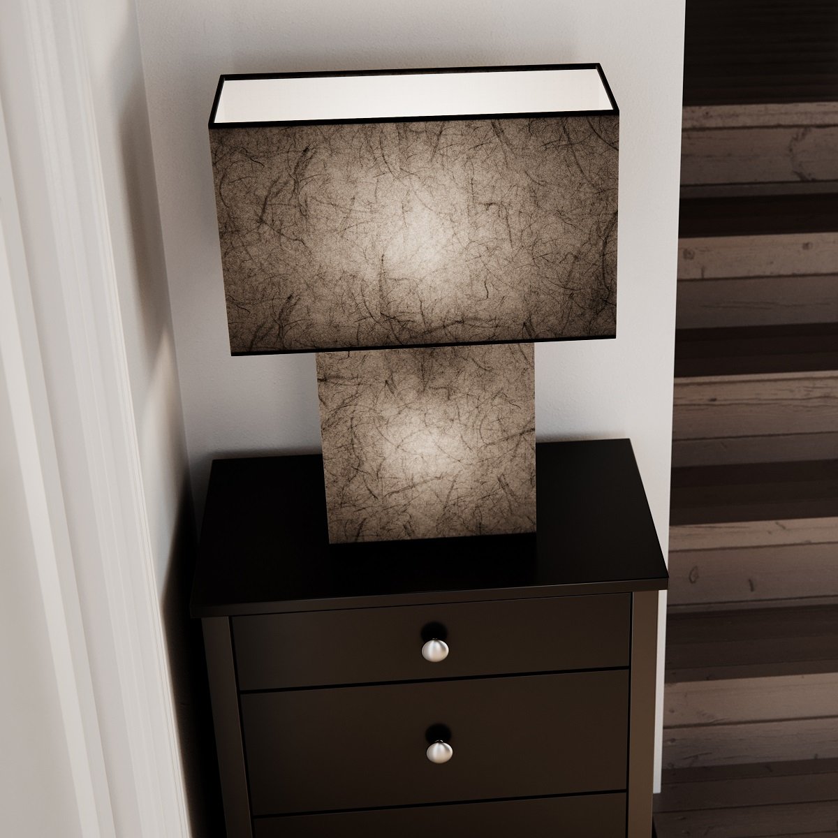 By Ryd�ns 4024610-4000 iSquare Tischleuchte 2-flammig schwarz