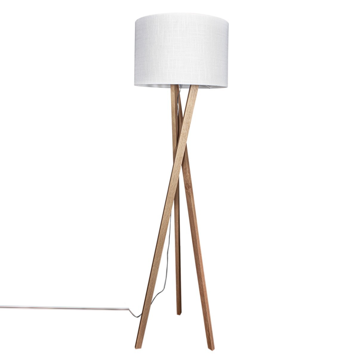 By Ryd�ns 4100020-6002 Stehleuchte Vega Eiche Wachs Wei� E27 160cm