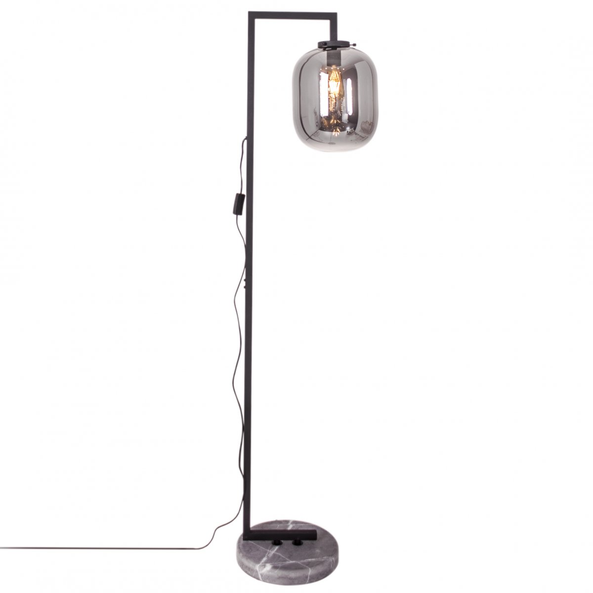 By Ryd�ns 4100590-4505 Stehleuchte Leola H 150 cm marmor rauchgrau