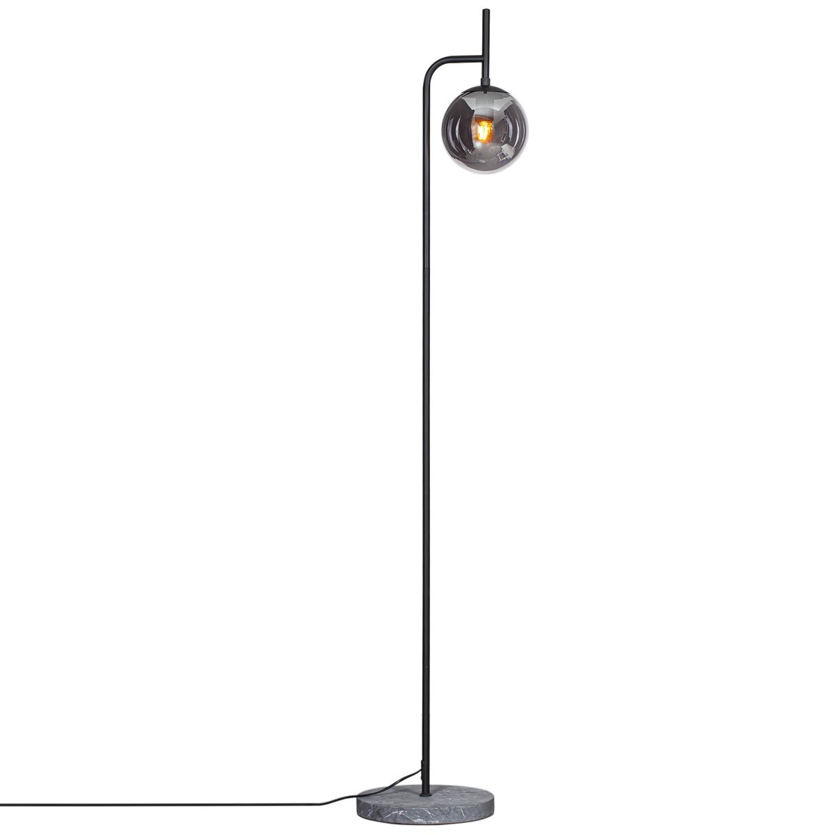 By Ryd�ns 4100930-4505 Stehleuchte Boyle 164cm rauchgrau E27