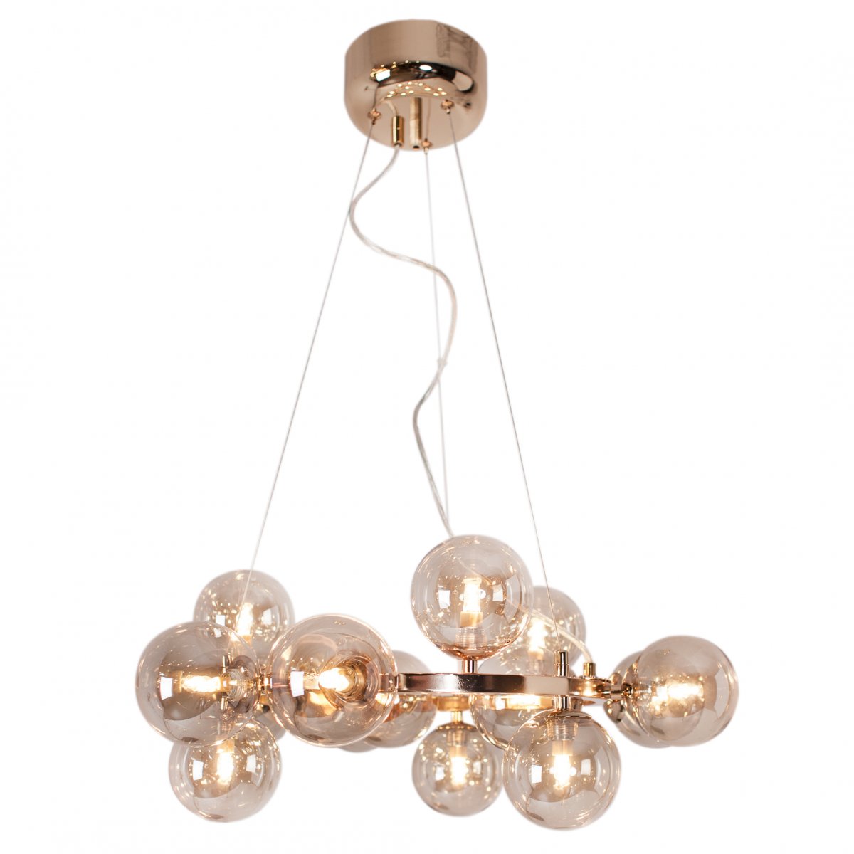 By Ryd�ns 4200970-5503 Pendelleuchte Splendor 58 cm Gold Amber