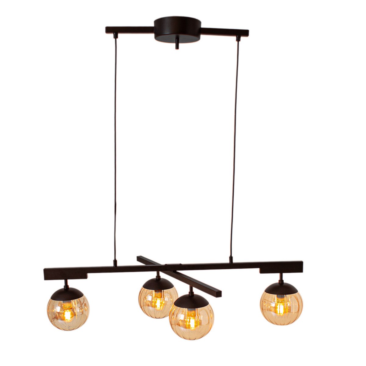 By Ryd�ns 4201750-5503 Pendelleuchte Labelle 4-flammig amber E14