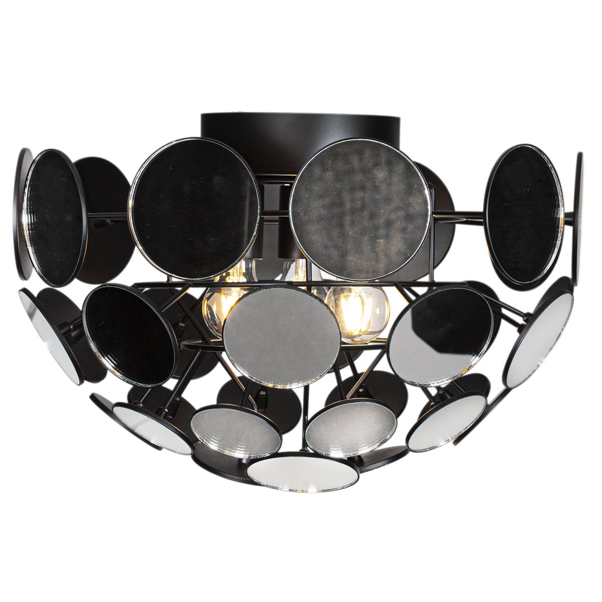By Rydéns 4201990-7004 Deckenleuchte Vanita spiegel schwarz E27 --> Leuchten  & Lampen online kaufen im Shop