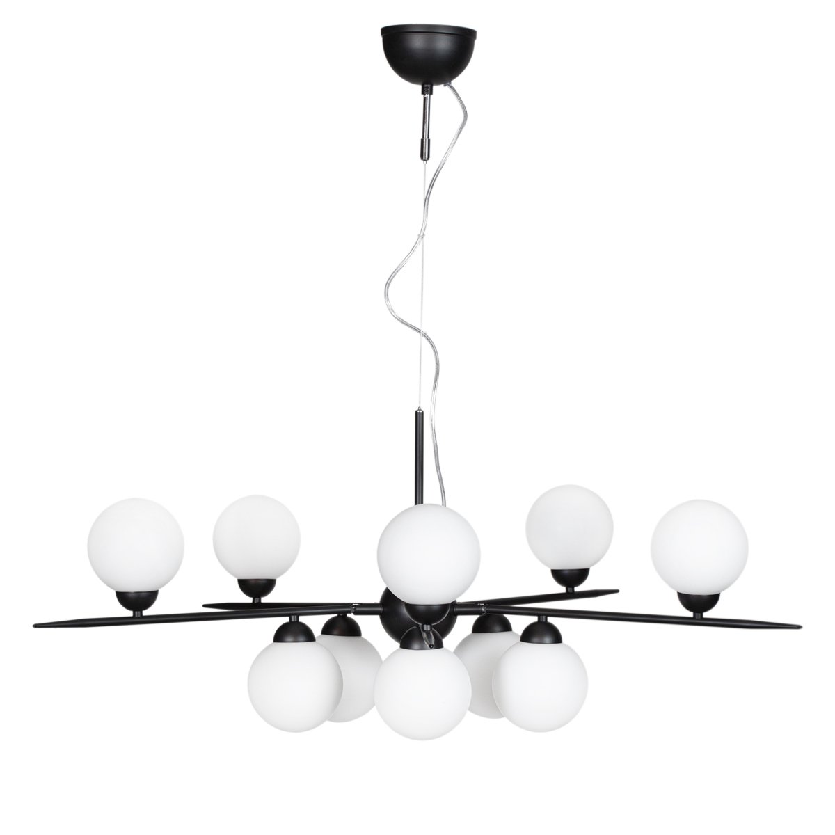 By Ryd�ns 4202050-4002 Pendelleuchte Punto mattschwarz wei� G9