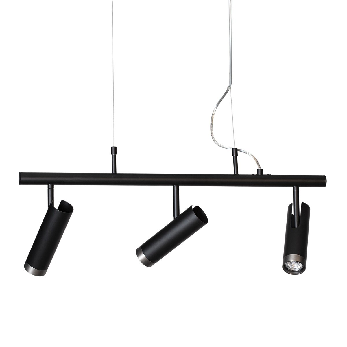 By Ryd�ns 4202120-4002 Pendelleuchte Puls Bar 3-flammig schwarz 80cm