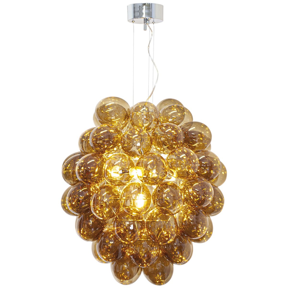 By Ryd�ns 4202230-5512 Pendelleuchte Deluxe 4-flammig cognac