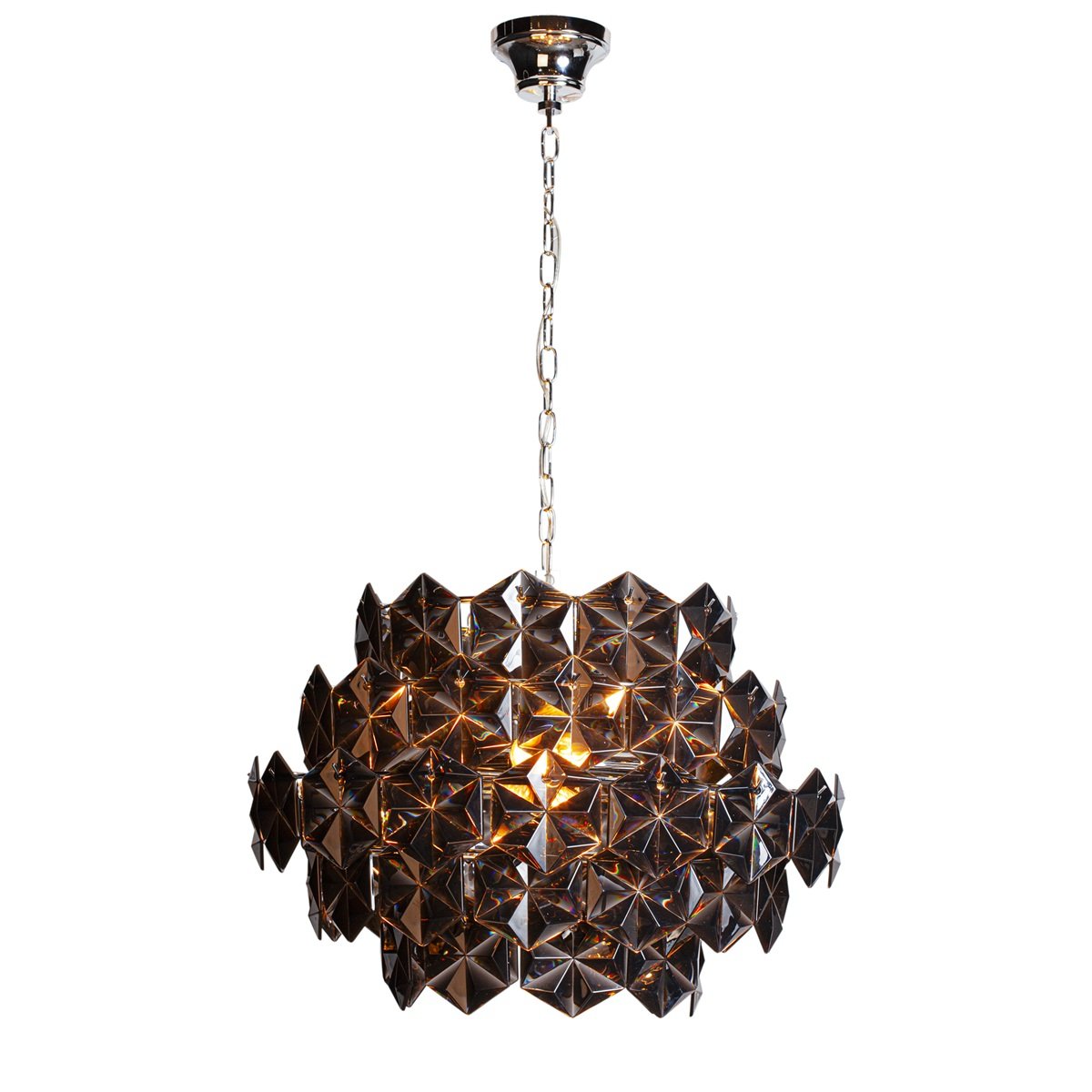 By Ryd�ns 4202350-6513 Monarque Mini Pendelleuchte 3-flammig chrom-schwarz