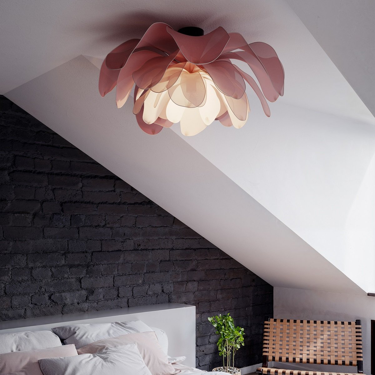 By Ryd�ns 4202430-0500 Lou Lou 80 Deckenleuchte rosa