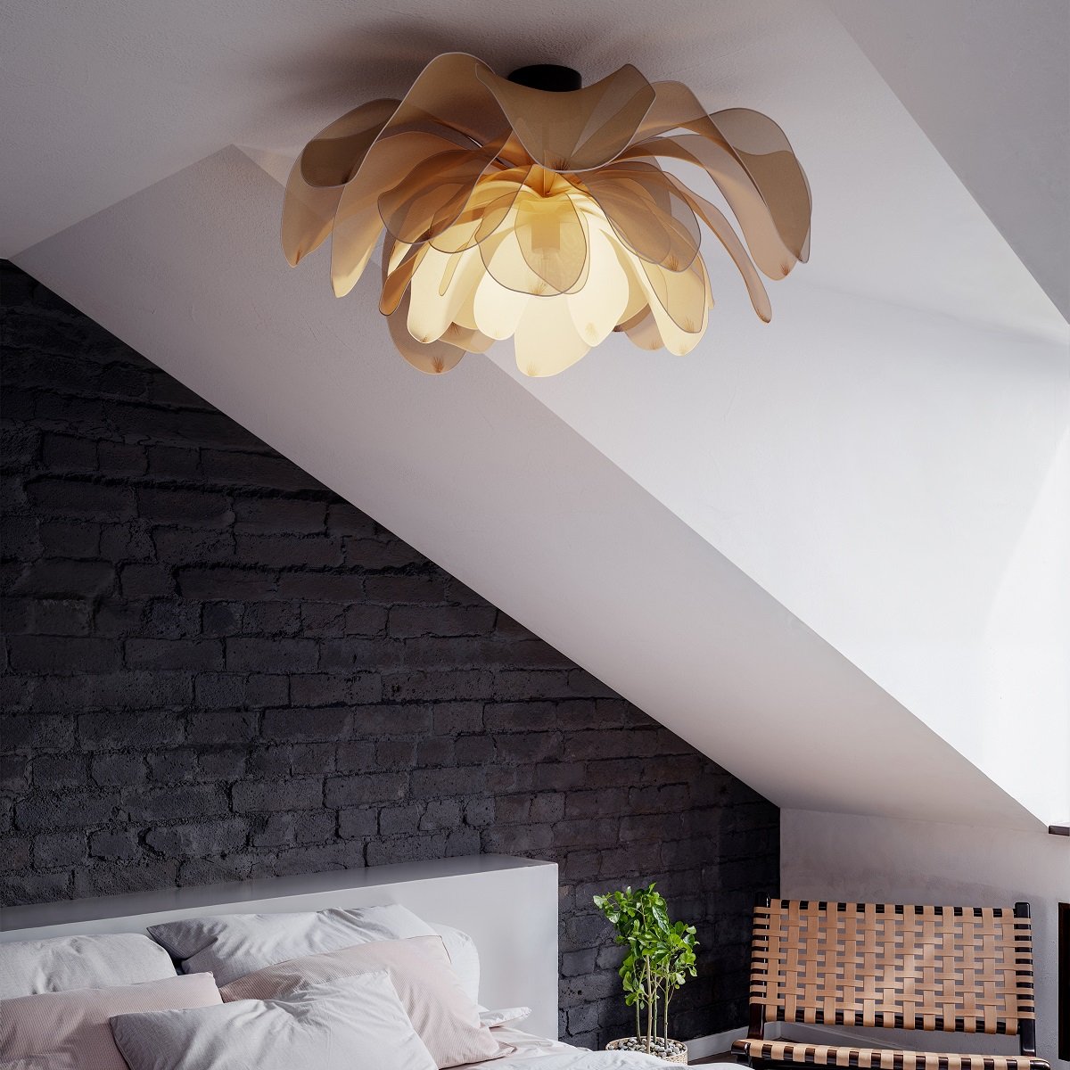 By Ryd�ns 4202430-5507 Lou Lou 80 Deckenleuchte natur