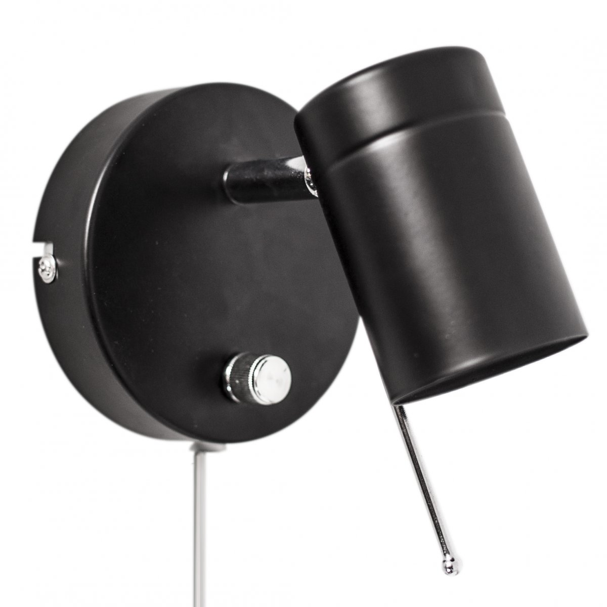 By Ryd�ns 4300190-4002 Wandleuchte Correct 1-flammig schwarz matt