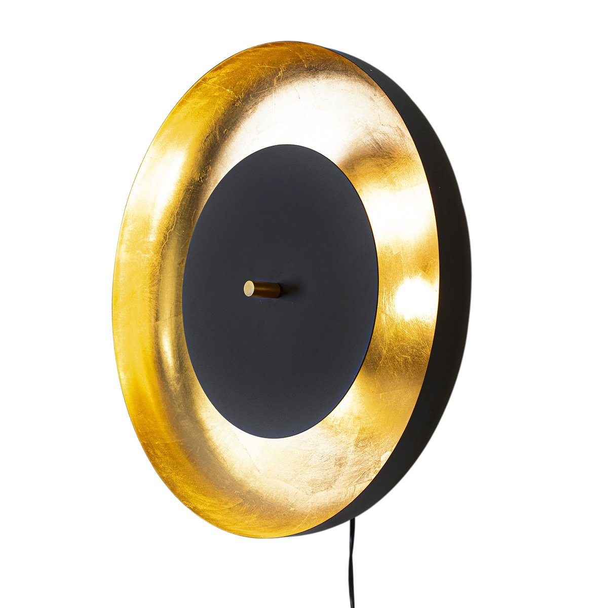 By Ryd�ns 4300580-4002 Wandleuchte Shelby schwarz gold