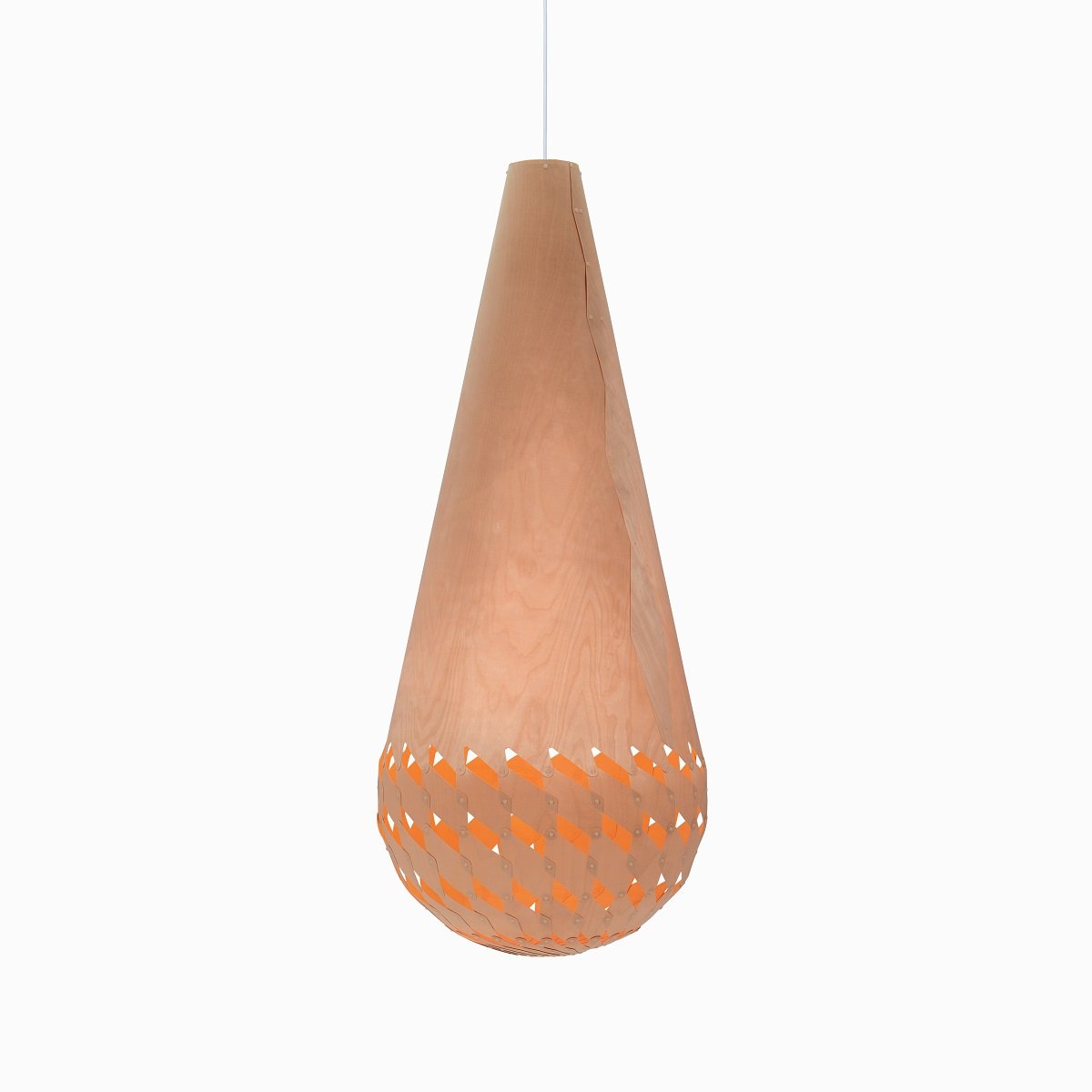 David Trubridge Basket of Light - Crystal Pendelleuchte natural