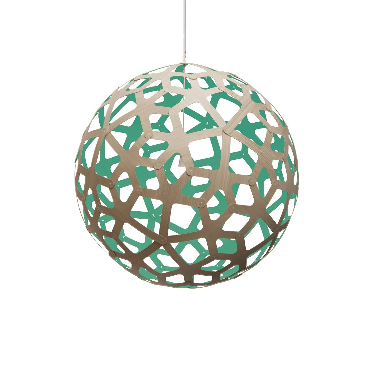 David Trubridge Coral Pendelleuchte � 100cm aqua