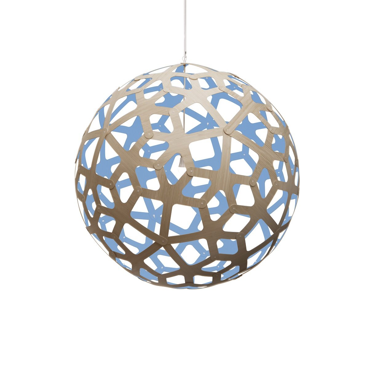 David Trubridge Coral Pendelleuchte � 100cm blau