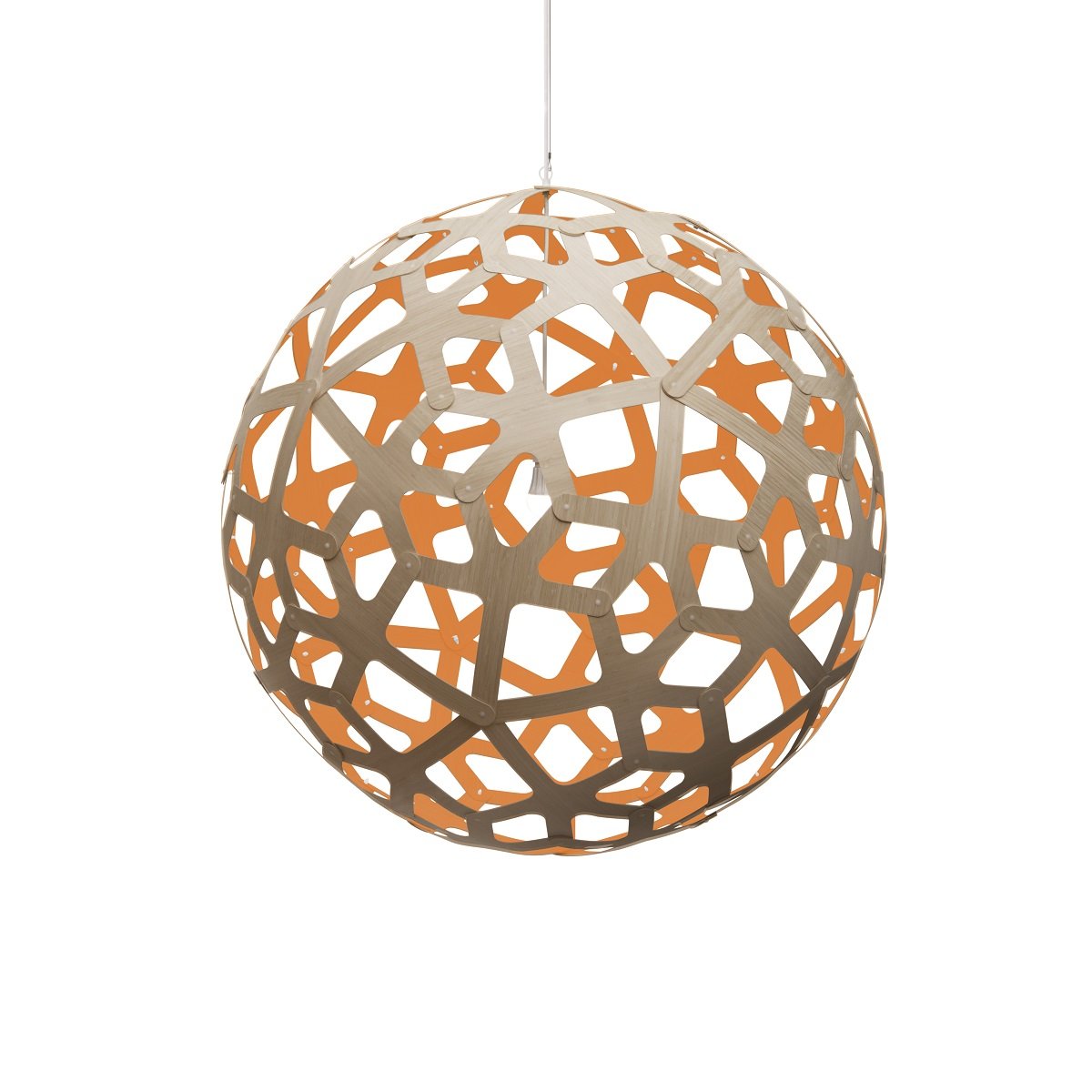 David Trubridge Coral Pendelleuchte � 100cm orange