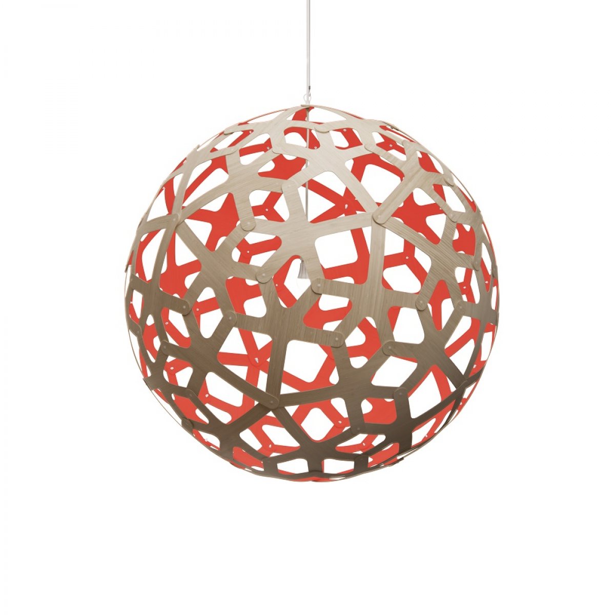 David Trubridge Coral Pendelleuchte � 100cm rot
