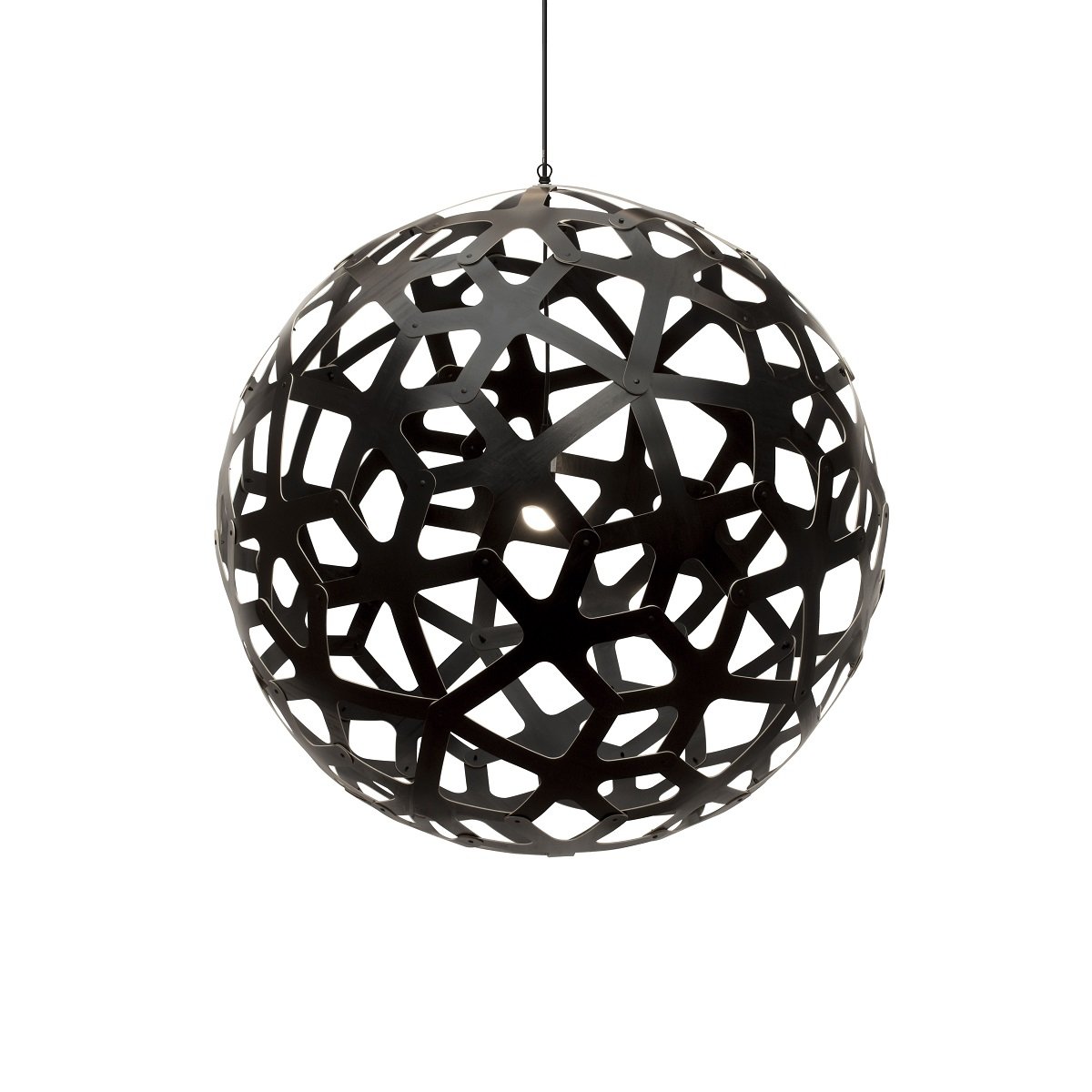 David Trubridge Coral Pendelleuchte � 100cm schwarz 2 Seiten