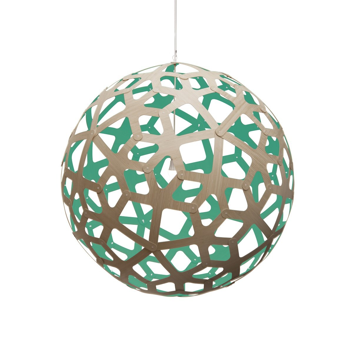 David Trubridge Coral Pendelleuchte � 120cm aqua