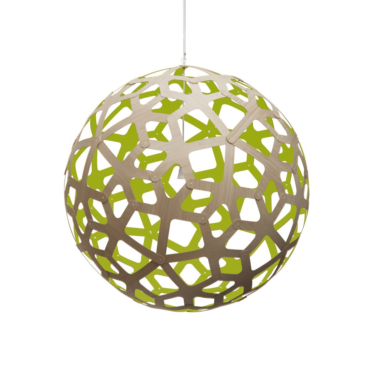 David Trubridge Coral Pendelleuchte � 120cm limette