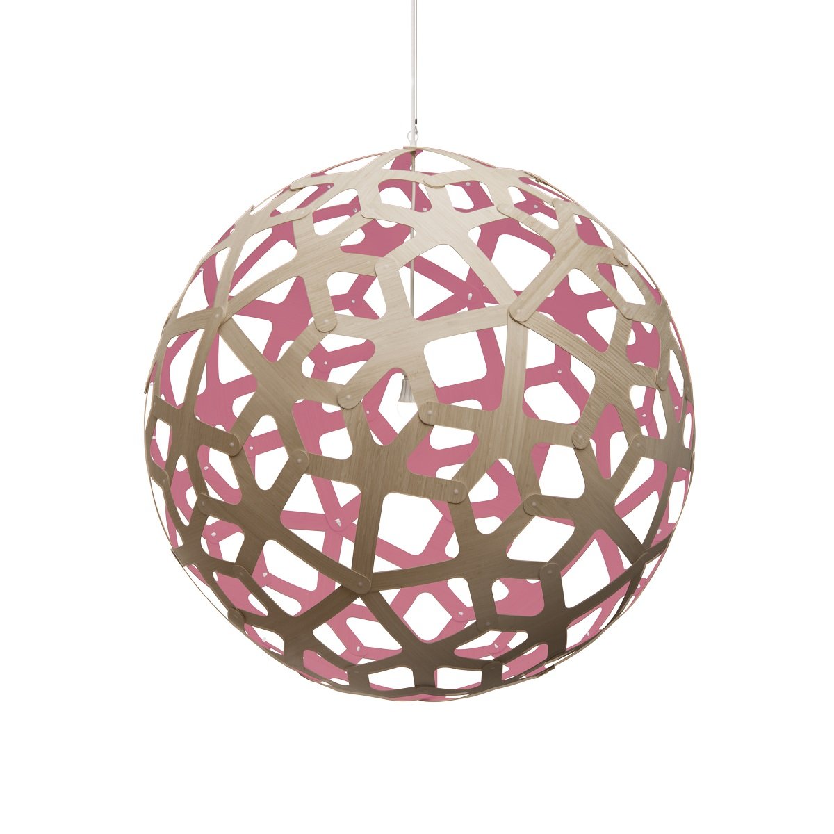 David Trubridge Coral Pendelleuchte � 120cm pink