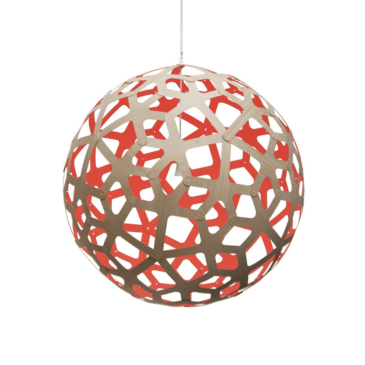 David Trubridge Coral Pendelleuchte � 120cm rot