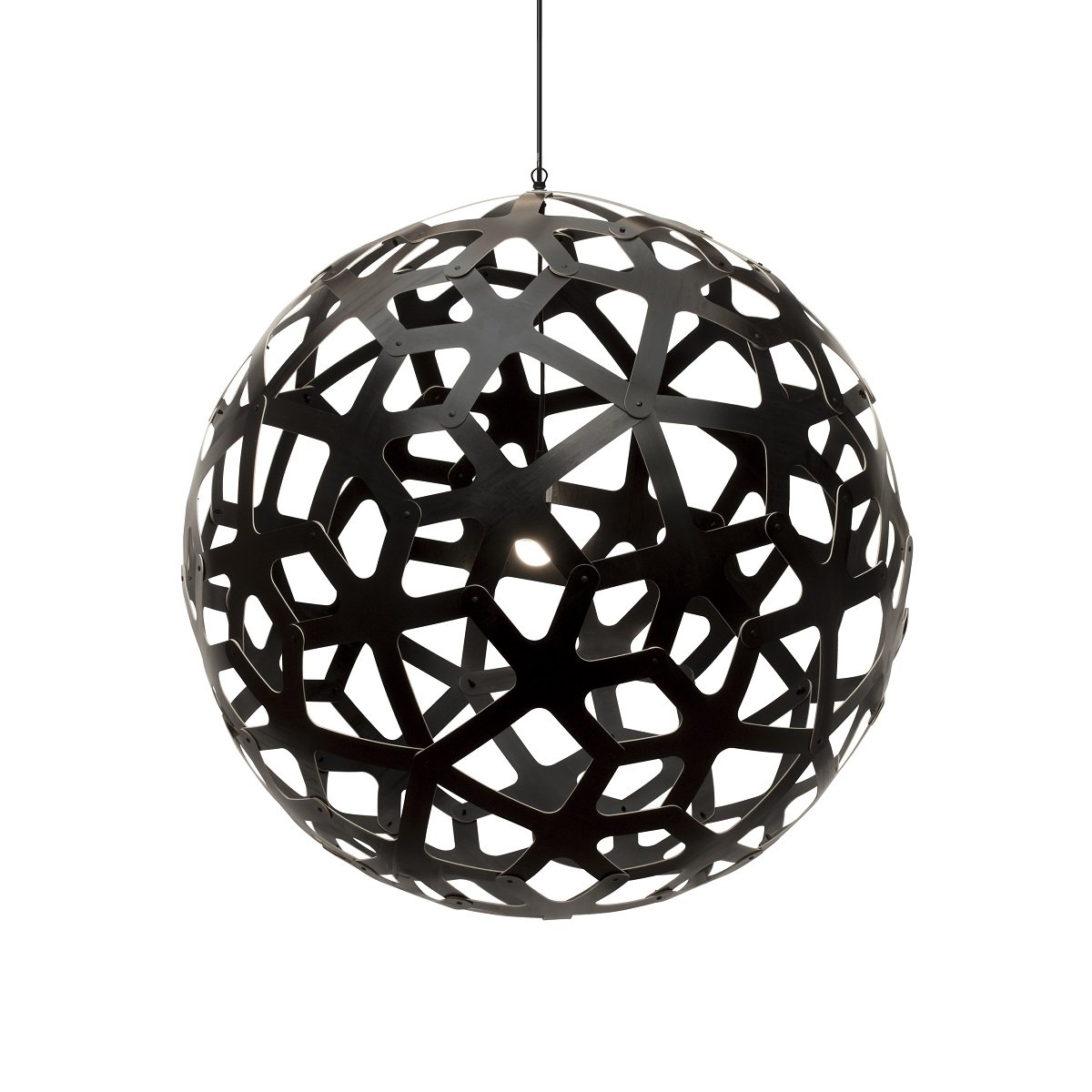David Trubridge Coral Pendelleuchte � 120cm schwarz 2 Seiten