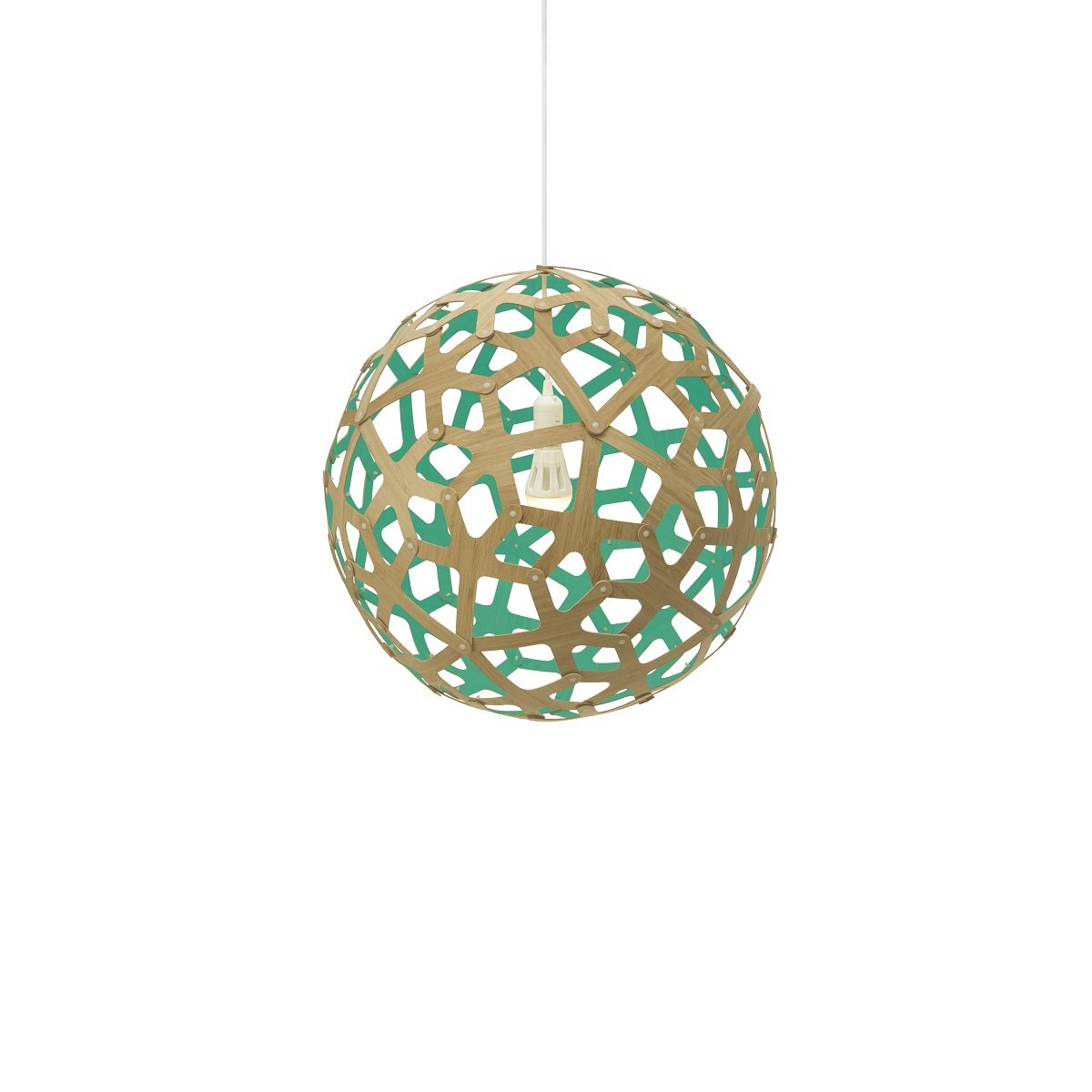 David Trubridge Coral Pendelleuchte � 40cm aqua
