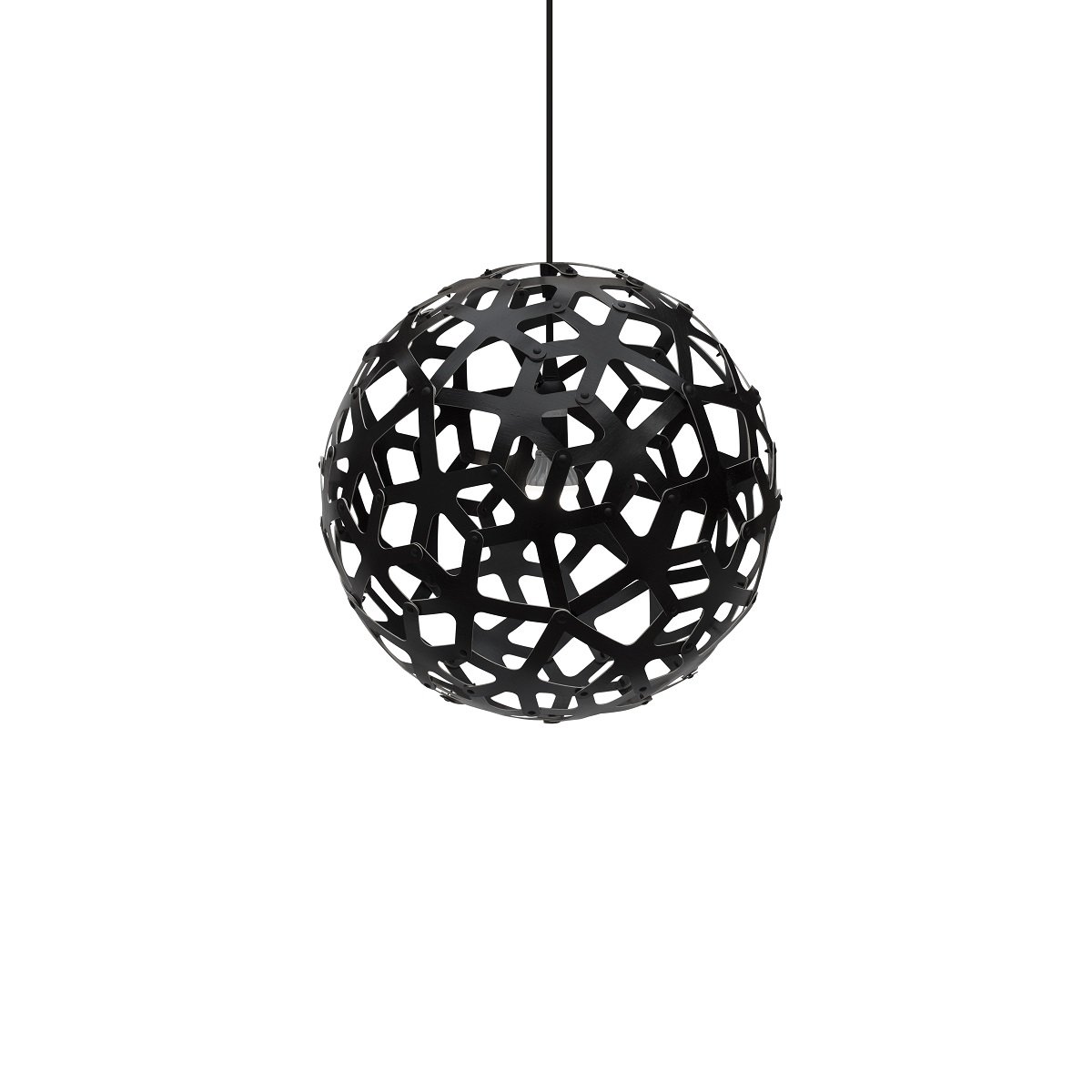 David Trubridge Coral Pendelleuchte � 40cm schwarz 2 Seiten