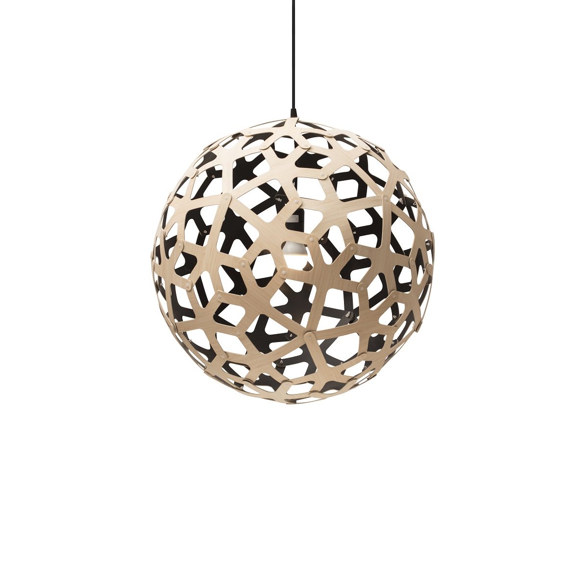 David Trubridge Coral Pendelleuchte � 60cm Innen schwarz