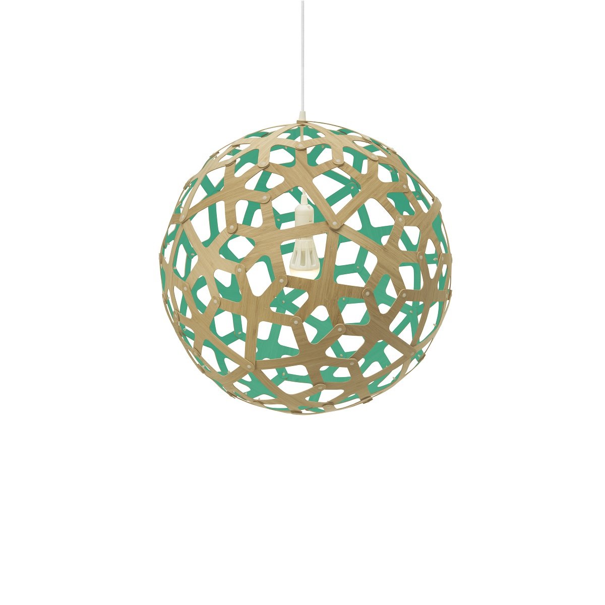 David Trubridge Coral Pendelleuchte � 60cm aqua